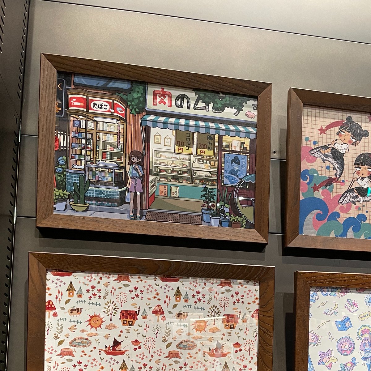 tao15102's tweet image. 北海道の江別蔦屋書店様(@ebetsu_tbooks)で開催されている　#つくしのブックカバー展　に参加しております！📚