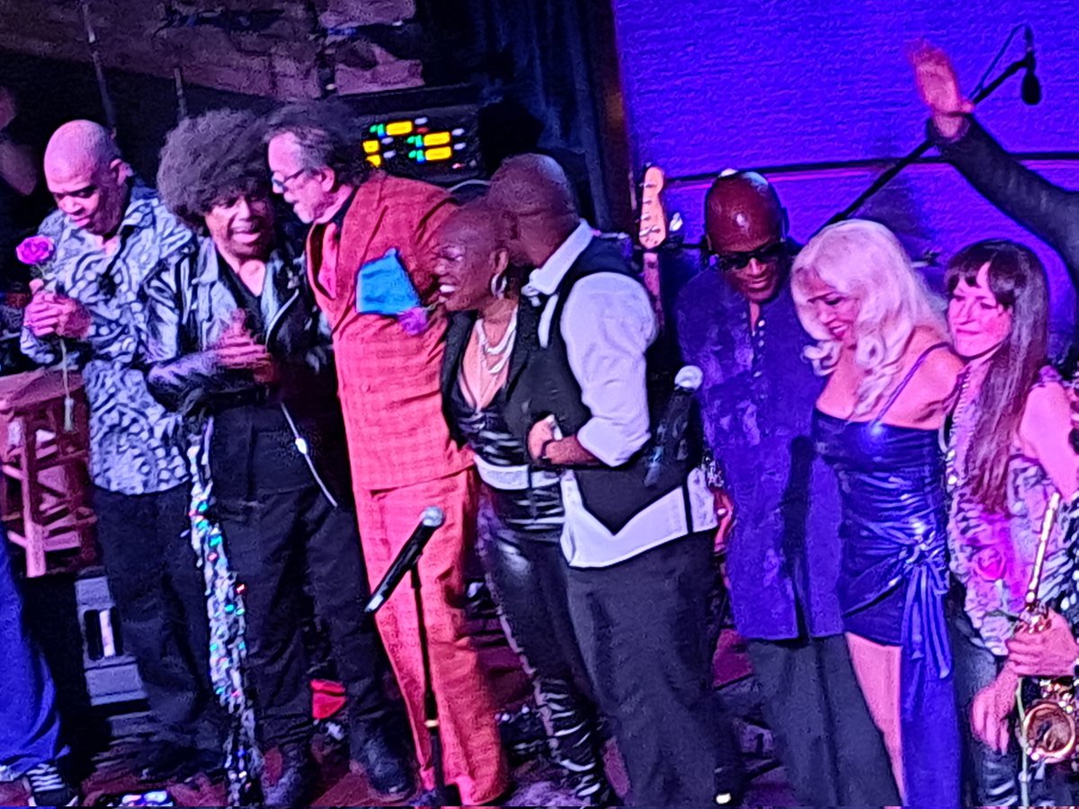 Gerbara5758's tweet photo. Big celebration tonight at the #Dakota for PRN's born day with #DrFink, #ShelbyJ, #SonnyT, #KirkJohnson #MarvaKing, #DonnaGrantis, #PaulPeterson, #BKJackson, #KipBlackshire, #MorrisMills and a fabulous horn section. Donna tore the roof off with #TheRide 🎸 !

#PRINCE4EVER 💜 https://t.co/oVQAb4nw4E