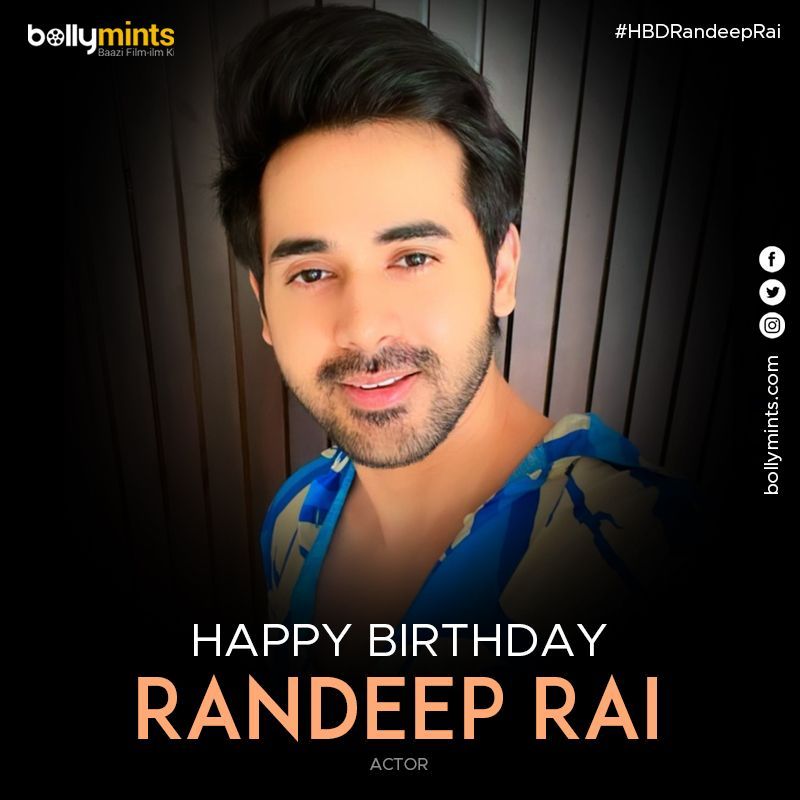 Wishing A Very Happy Birthday To Actor #RandeepRai !
#HBDRandeepRai #HappyBirthdayRandeepRai