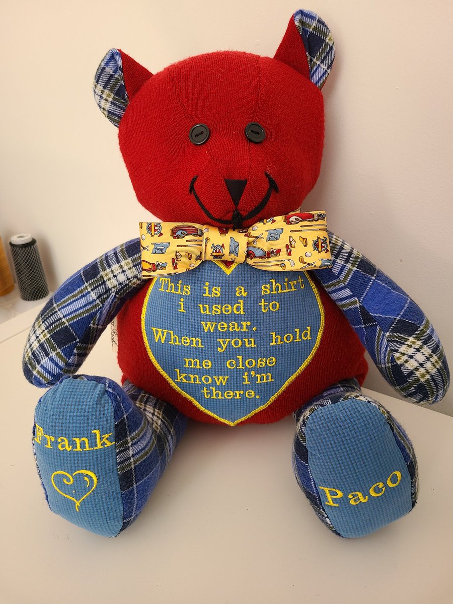 lauraparker68h1's tweet photo. Fit the brief.....
And I did. 
#makingmemories
#keepsake
#memorybears https://t.co/VMPJlv2vt0