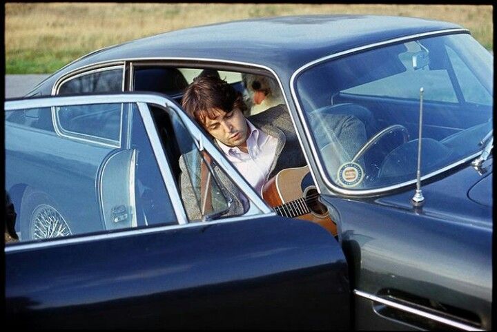 carlosgvizcaino's tweet image. "There’s a photograph of me in the Aston Martin, sitting with the driver’s door open and my feet out. I’ve got my guitar. That’s me writing ‘Two of Us’."

~ Paul McCartney