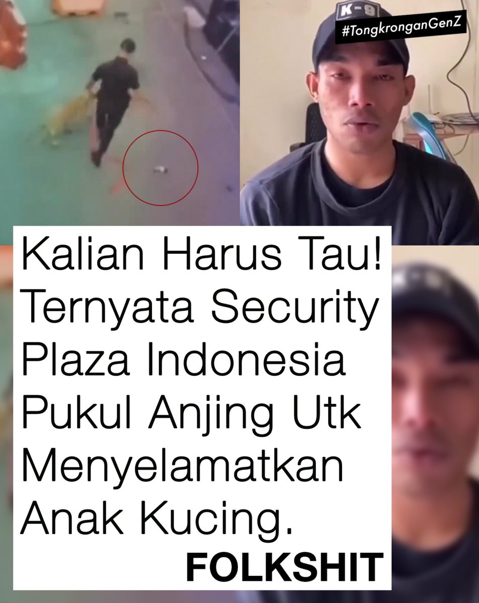 NETIZEN YG UDAH HUJAT PAK SATPAM NYA HARUS MINTA MAAF SIHH 😭
