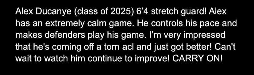 Write up for <a href="/AlexDucayne23/">Alex Ducayne</a> 🔥‼️

Coming off an ACL tear as well!

Fire bro fire!