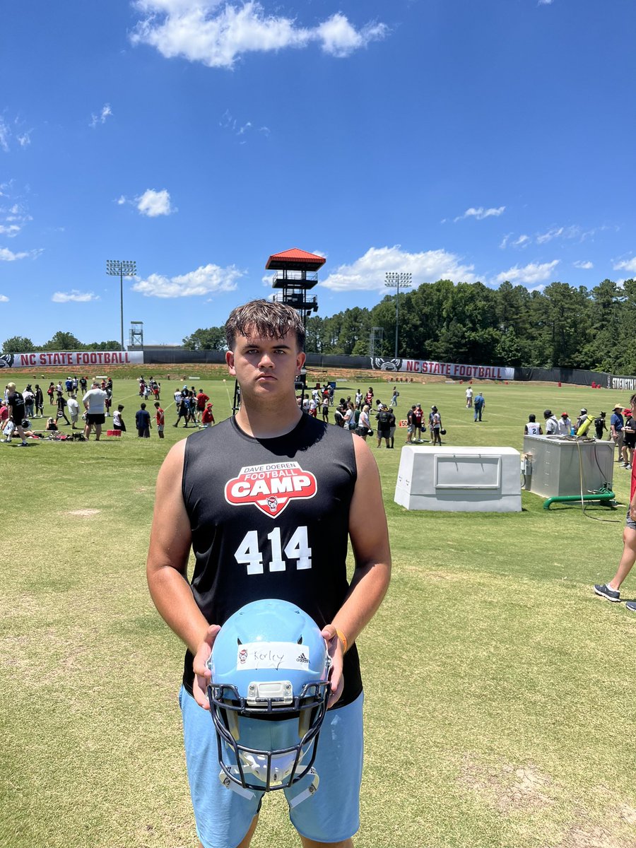 Thank you to Coach  <a href="/jokerphillips/">Joker Phillips</a> and <a href="/PackFootball/">NC State Football</a> for the invite to camp today! I was able to pick up on some great coaching points and compete! <a href="/coachBGentry/">Brandon Gentry</a> <a href="/hopewell_fb/">Hopewell High School Football</a> <a href="/HopewellAD/">HopewellHS Athletics</a> <a href="/Hold_2017/">David L. Harrison (The H.O.L.D Guy)</a>