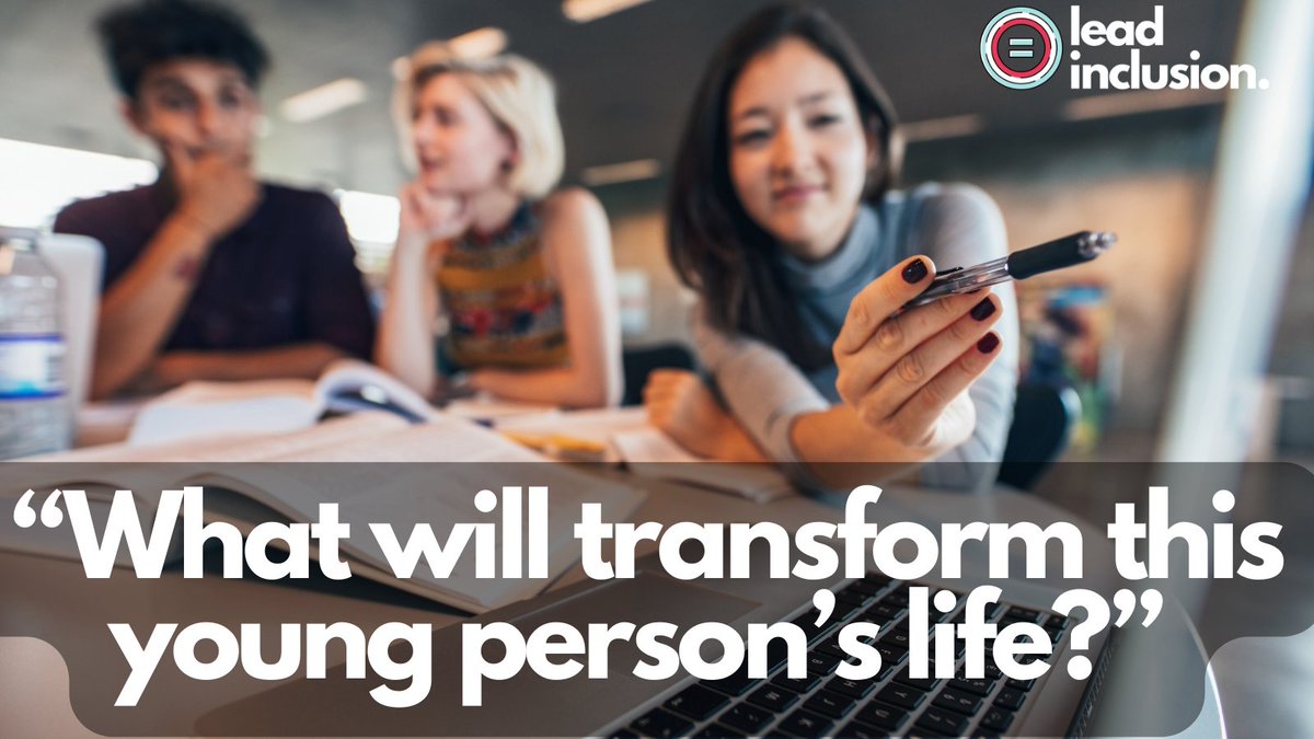 💡 When setting #IEP goals, the question we should be asking is, “What will transform this young person’s life?” #LeadInclusion #EdLeaders #Educators #UDL #TeacherTwitter