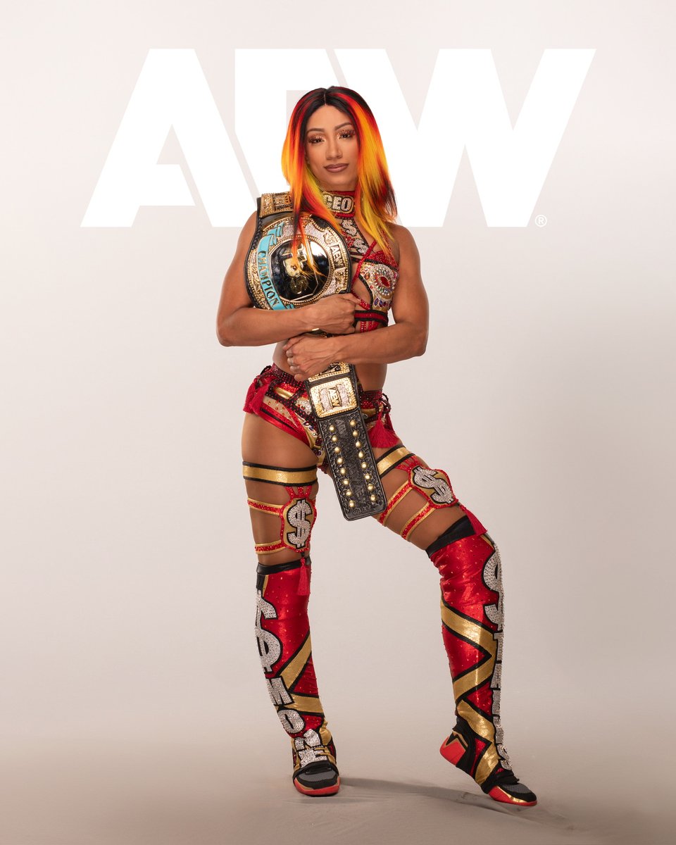MercedesVarnado's tweet photo. This belt looks lonely….I can fix that 🫢 #ForbiddenDoor https://t.co/uk5aGztguQ