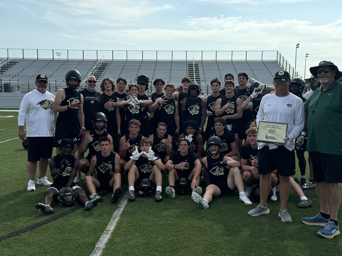 Noah Nunnelee 2025 (@noah_nunnelee) on Twitter photo Had a lot of fun competing with my team at the Alma 7v7 today! We played against some great competition and brought home some hardware!
Finished the day with 4 INTS and a couple of PBU. The best part 0 TDs allowed! <a href="/CoachJGrant/">Jody Grant</a> <a href="/DakotaBaggett/">Dakota Baggett</a> <a href="/bhscoachcecil/">Jared Cecil</a> <a href="/BvilleFB/">Bentonville Football</a> Had a lot of fun competing with my team at the Alma 7v7 today! We played against some great competition and brought home some hardware!
Finished the day with 4 INTS and a couple of PBU. The best part 0 TDs allowed! <a href="/CoachJGrant/">Jody Grant</a> <a href="/DakotaBaggett/">Dakota Baggett</a> <a href="/bhscoachcecil/">Jared Cecil</a> <a href="/BvilleFB/">Bentonville Football</a>