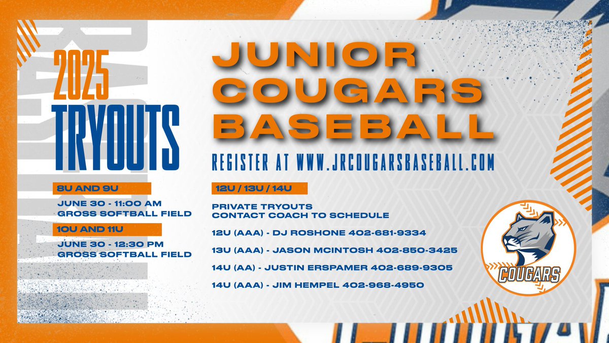 Junior Cougars Baseball (@jrcougarsbball) on Twitter photo 