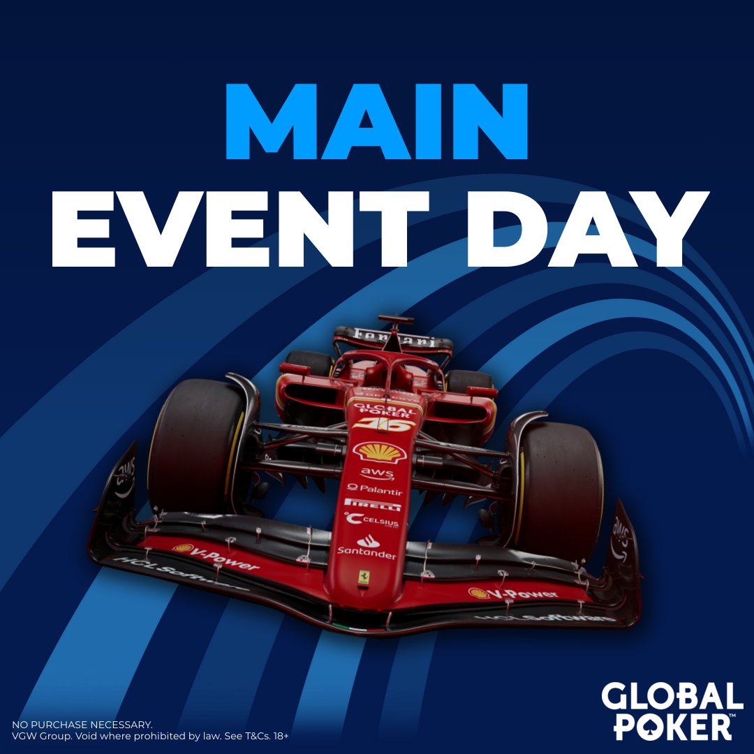 official_glp's tweet image. Here&apos;s a chance for YOU and TWO friends to play for FREE in tomorrow&apos;s Golden &amp;amp; Sunday Scrimmages + both Turbo Series Main Events. 🏎️🏁 

 Just ♥️ &amp;amp; 🔁, then comment all your #GLOBALPOKER usernames. The competition ends at 12:01 AM ET tomorrow, 6/9. NO PURCHASE NECESSARY.