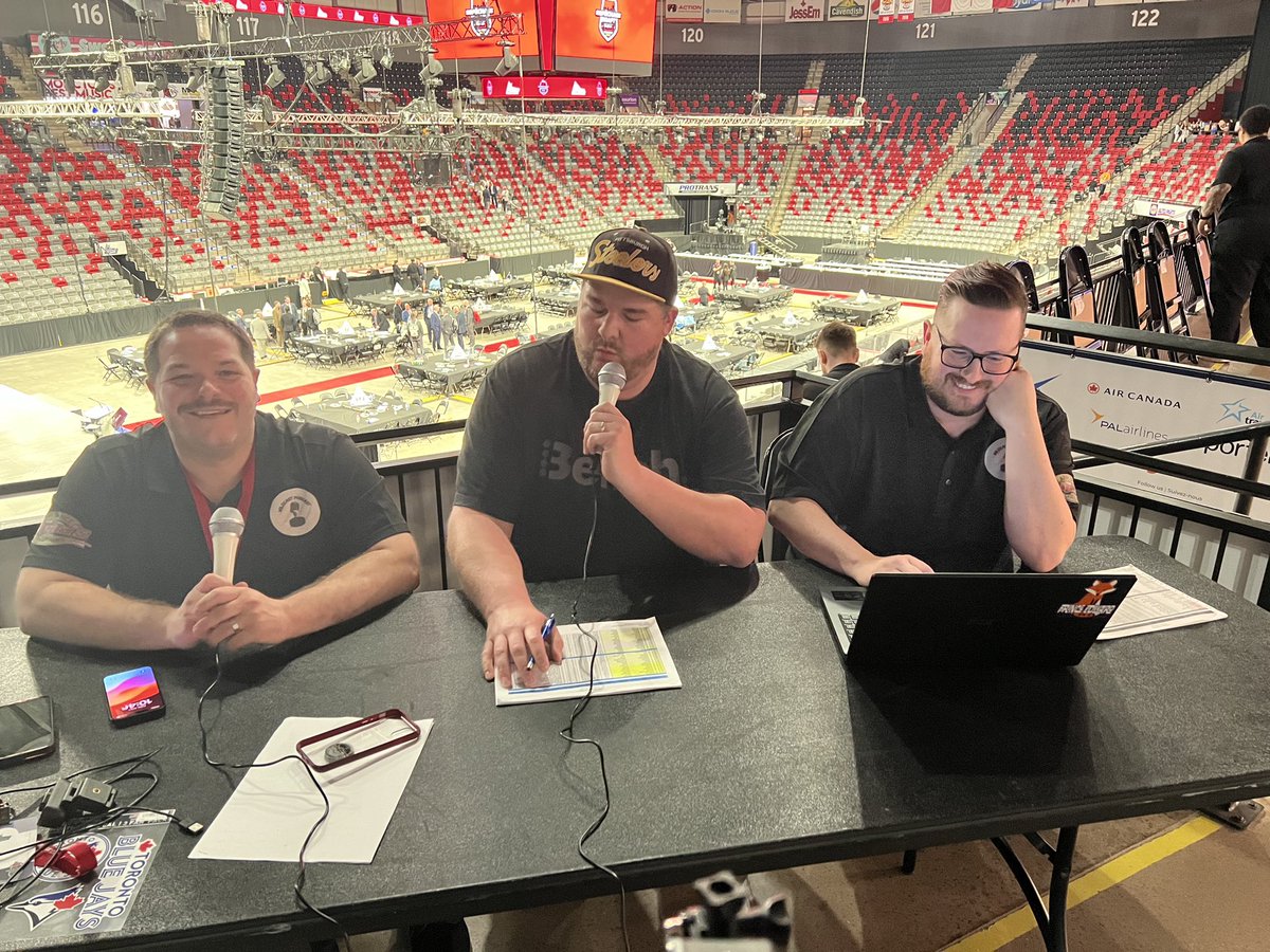 MonctonWildcast's tweet photo. We had your #QMJHLDraft coverage presented by Alpha’s Appliance recap over on our YouTube  as Round 1 has concluded, thanks again to @Johnny_Jaseux & @station_nation for their insight as always!! 

Round 2-14 is tomorrow starting at 9:30am! 

#QMJHLTrade #QTrade #MacDougallMagic #ANewEra #DefendTheDen #QMJHLDraft