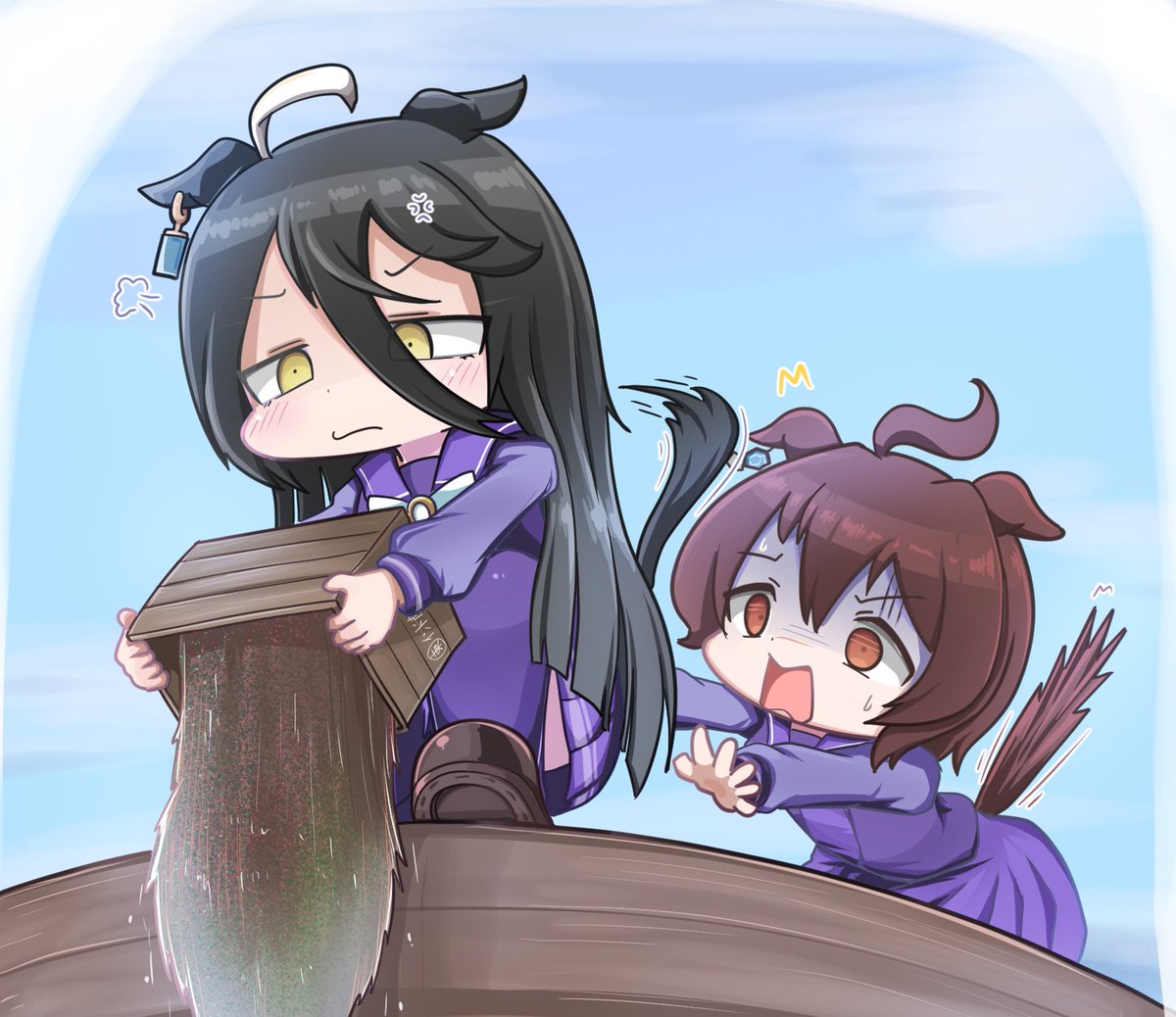 アグネスタキオン(ウマ娘) 「タキカフェは良いぞの波動を感じた… 」|酢酸/Sakuラバクシンオーのイラスト