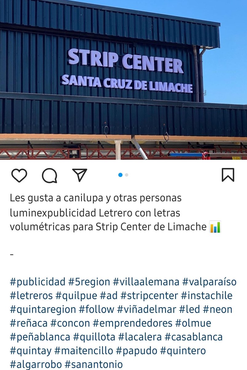 msge78's tweet photo. Acabo de ver un hashtag con #strepcenter . Y como de inglés sé lo básico me fui al traductor de Google y dice que significa centro de streptease ... será que quisieron poner steet center o en Limache hay un barrio rojo así de grande? Sorry mi ignorancia https://t.co/9HVHE6XG3J