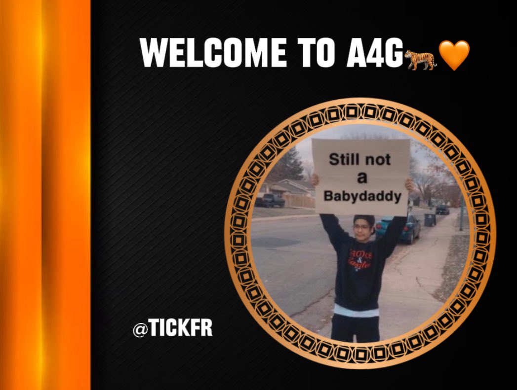 Glad to welcome <a href="/tickfr/">IICHAPTERS</a> to the family of A4G🐅🧡
