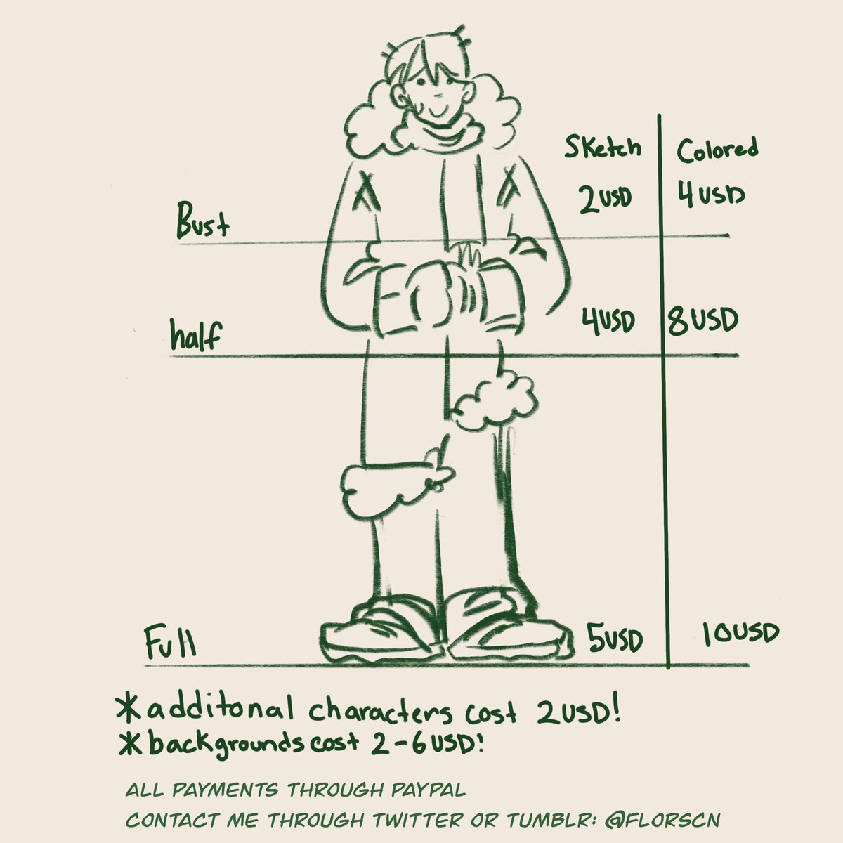 florscn's tweet image. COMMISSIONS OPENED!