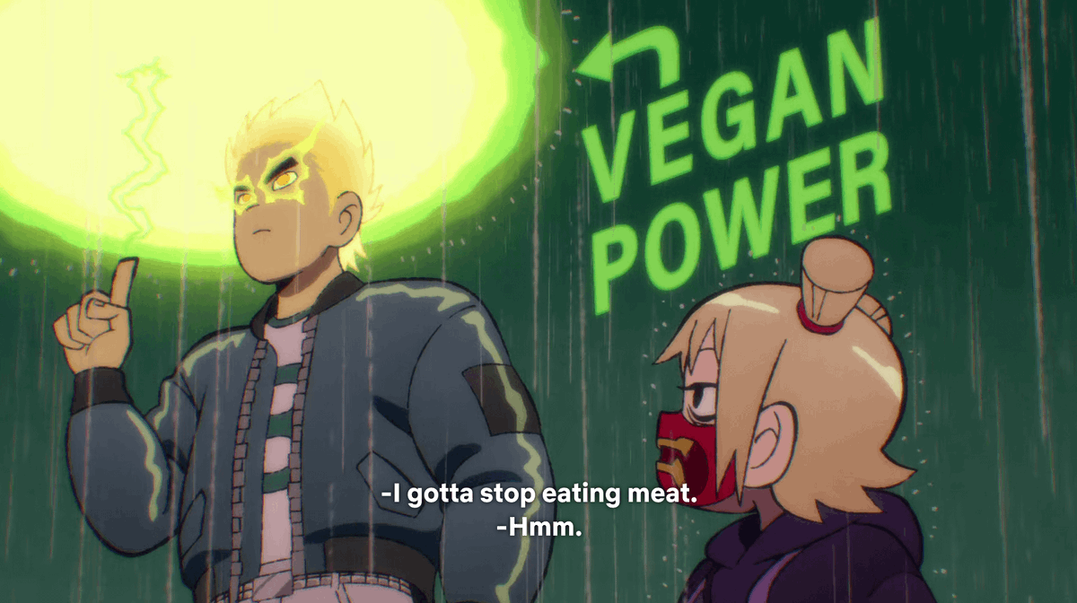 real ones know why she’s obsessed with being vegan….
