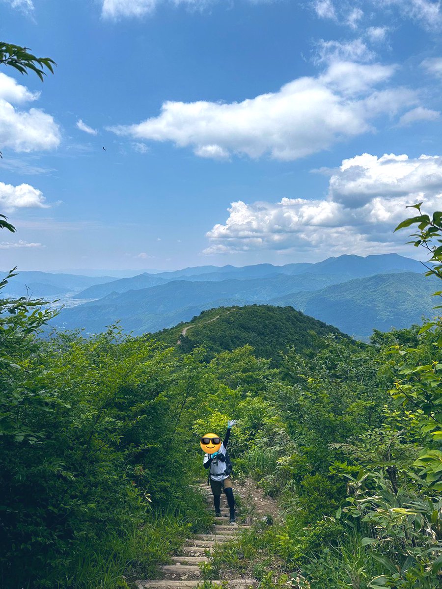 稜線綺麗やった！🥹