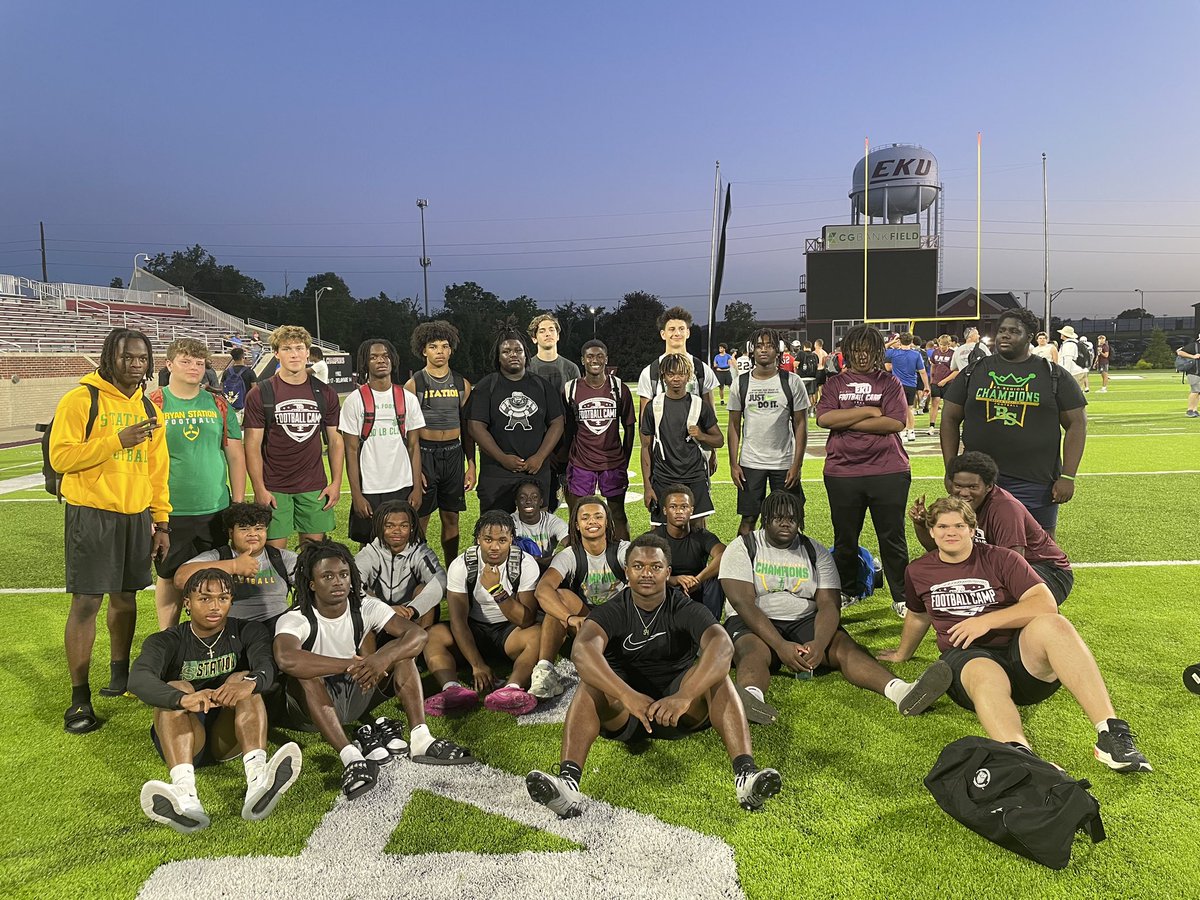 Bryan Station Football (@bryanstationfb) on Twitter photo Our kids had a great time competing <a href="/EKUFootball/">EKU Football</a> camp. Great to see 5 of our OL/DL guys in the showcase at the end of camp! Great job guys <a href="/EKUWWells/">Walt Wells</a> <a href="/Coach__Jake/">Jake Johnson</a> #WEEK15 Our kids had a great time competing <a href="/EKUFootball/">EKU Football</a> camp. Great to see 5 of our OL/DL guys in the showcase at the end of camp! Great job guys <a href="/EKUWWells/">Walt Wells</a> <a href="/Coach__Jake/">Jake Johnson</a> #WEEK15