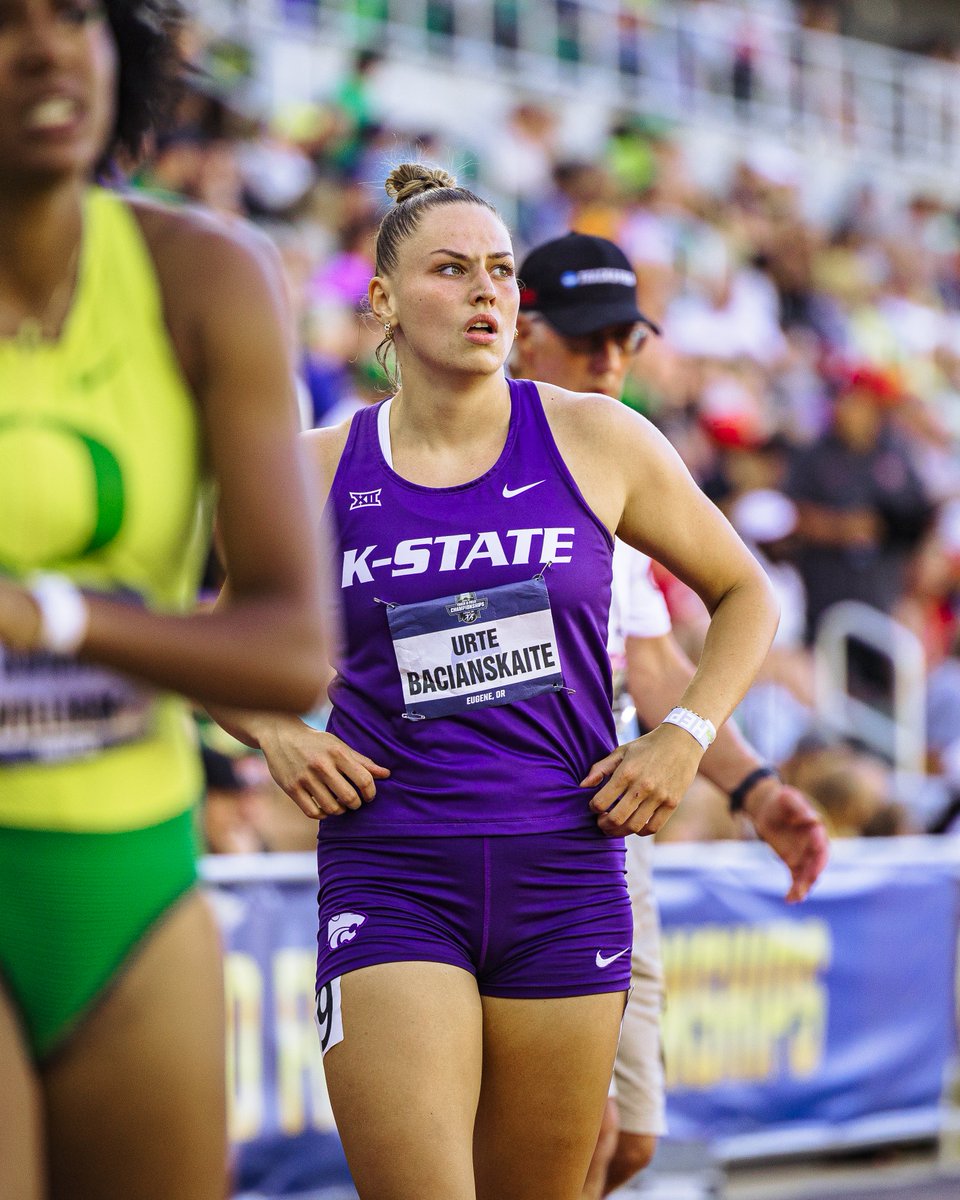 KStateTFXC's tweet photo. A wrap on the heptathlon day one-- Urte ends the day with 3,353 points in 19th place.
๐ Women's Hep. 200m Dash
22. Urte Bacianskaite, 25.45
#KStateTF x @NCAATrackField https://t.co/oqIRJDM2iq