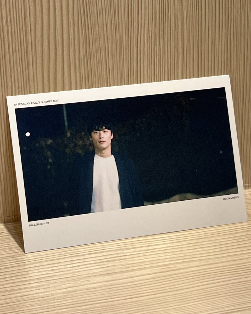 𝐈𝐧 𝐉𝐮𝐧𝐞 : 𝐚𝐧 𝐞𝐚𝐫𝐥𝐲 𝐬𝐮𝐦𝐦𝐞𝐫 𝐝𝐚𝐲
-
HASHTAG EVENT !🍃

인증사진, 해시태그와 함께 방문 후기를 남겨주시는 분들께 사진 엽서를 드립니다 (*일일 한정수량)

#여름의_시작_With_June
#저는_허남준이_다_처음입니다