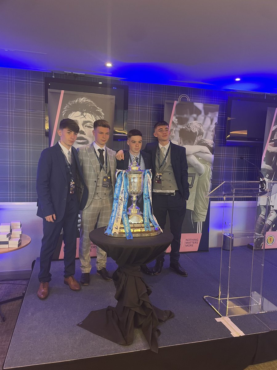Had a lovely evening at the graduation of our SFA performance school <a href="/PerformSchools/">Scottish FA JD Performance Schools</a> So proud of our boys! Well done⚽️🥳👏🏻 <a href="/HolyroodSec/">Holyrood Secondary</a>