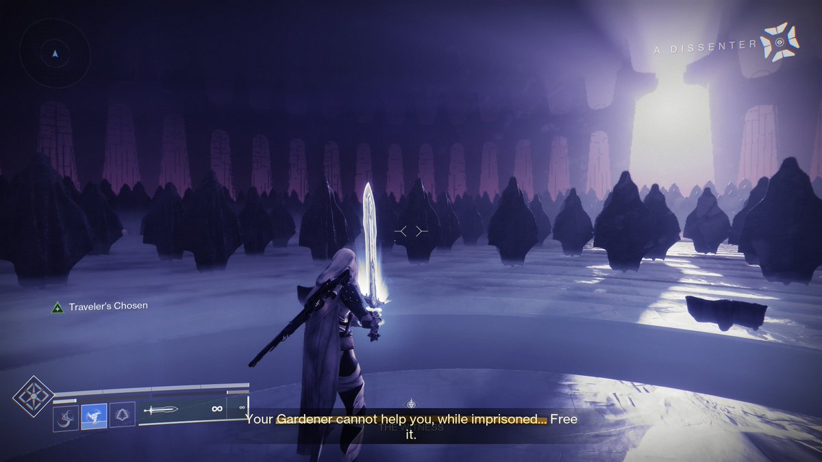 PaulTassi's tweet photo. made it to encounter 5 final boss and it turns out the mechanic is you just have to break 500 of these guys with the sword https://t.co/pPsNDeibFI