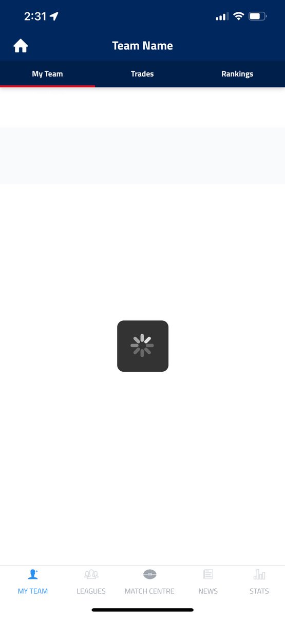 good to see the app is up &amp; running as well as always  #AFLFantasy