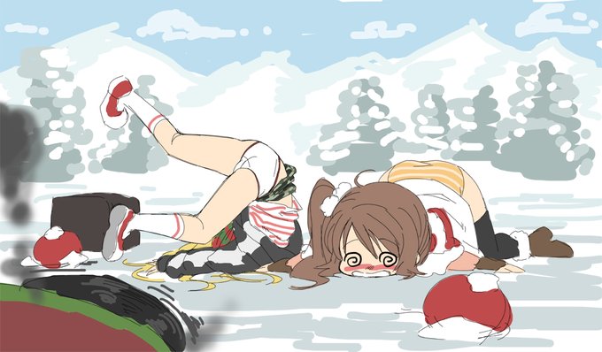 今日の再掲。コケた鶴フェリ(2021/12)。Angels on the Roadの復刻時に描いたものです。これマギレコで一番好きなイベントなんですよ🥰
あとフェリは公式絵ではズボンをよく穿いていてタイトなミニスカートというのが珍しくて、嬉しくてついパンツ出しちゃいました。 