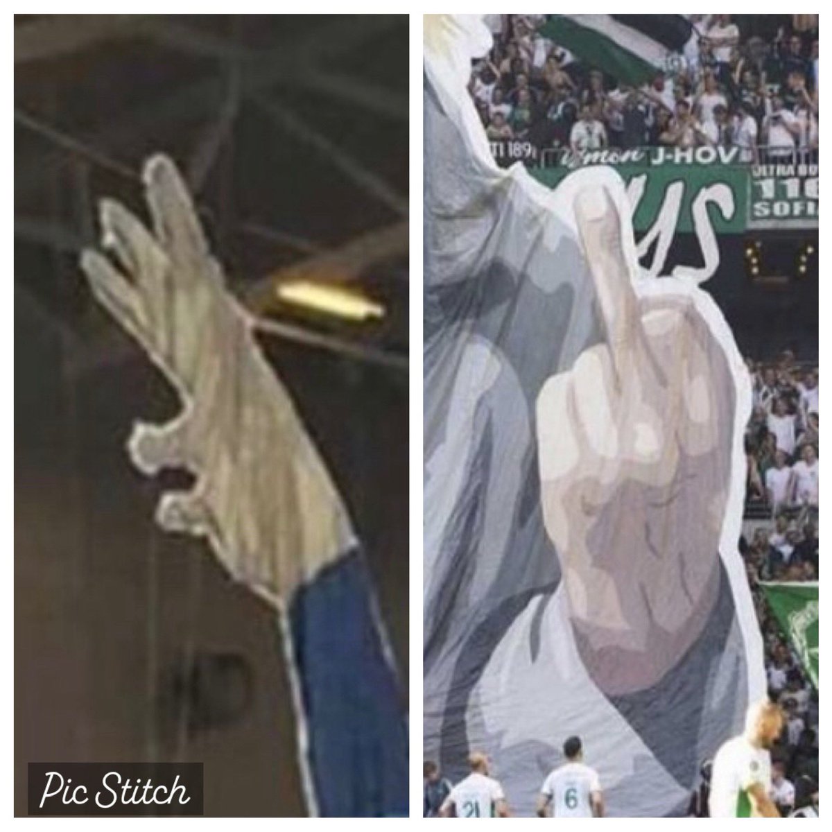 Hammarbysj1's tweet photo. Stil och klass vs Bajenfingret. https://t.co/sdqFFozj66
