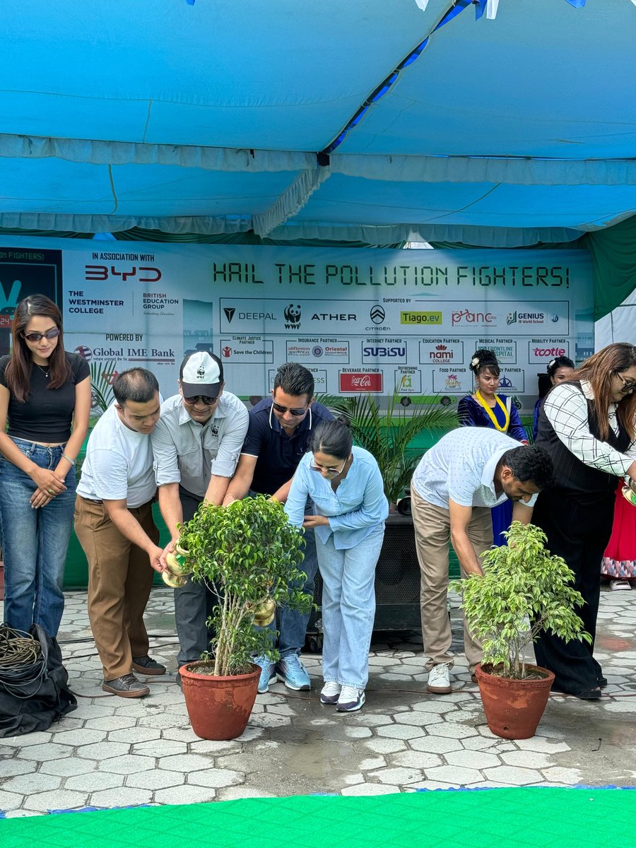 WWFNepal's tweet photo. We are at the EV rally with the Annapurna Media Network!
A collective commitment towards sustainable transportation systems!
#renewableenergy #EV #thefutureisrenewable https://t.co/sdznjTjFlh