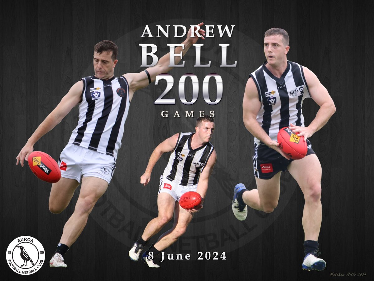 Congrats Andrew Bell - 200 games with the Magpies!