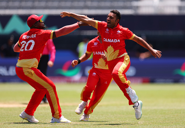airnewsalerts's tweet photo. #T20WorldCup: Canada beat Ireland by 12 runs in a group A match at Nassau County International Cricket Stadium in New York.

#T20CWC2024 । #T20Is । #CANVsIRE https://t.co/WOdvFjIdOn