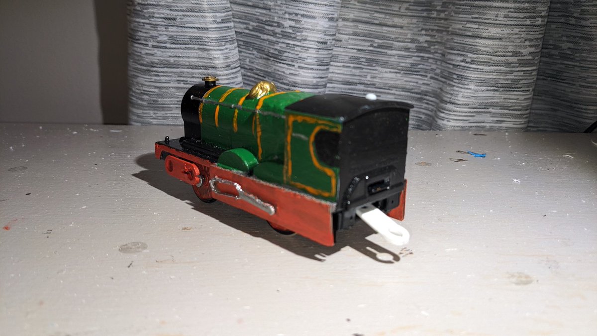 TB90ProdNew's tweet photo. My custom of City of Truro is a little more complete now. Also thanks to @class3700 for the inspiration & I did add a face to him.
#thomas #thomasandfriends #plarail
#プラレー #プラレール #プラレールトーマス #tomy #tomythomas #plarailthomasandfriends #plarailthomascustom https://t.co/9qxlucirQM