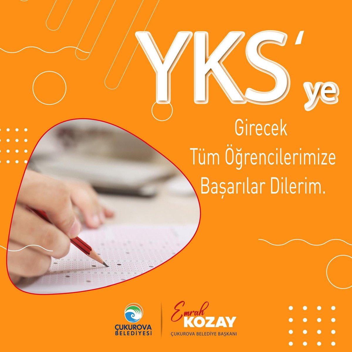 Kıymetli gençlerimiz; sizlere inancımız çok yüksek 🫶

Hayal ettiğiniz hedeflere ulaşmanız dileğiyle tüm değerli öğrencilerimize YKS’de başarılar diliyorum. 
Unutmayın sonuç ne olursa olsun biz hep sizin yanınızda olacağız.

⏰ Bugün sınava girecek çocuklarımızın dikkatinin
