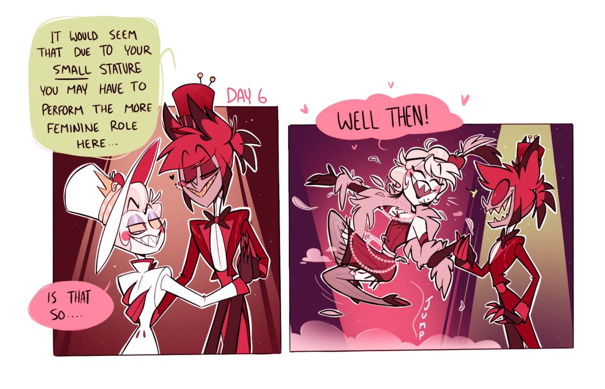 _deetea_'s tweet image. Day 6: Dancing💃
#radioappleweek 📻🍎✨
#radioapple #HazbinHotel