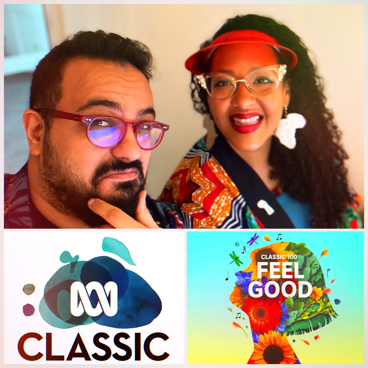 Less than a couple of hours until your classic African Aunty <a href="/SKKArchive/">Stéphanie Kabanyana Kanyandekwe (she/her) 💉💉💉💉</a> and I, your classic Arab Uncle, go live for the #abcclassic100, with your numbers 47-41, plus recapping day 1 of this epic classical weekend … listen on all your radios and electronic devices 🎻🌺👌🏽 📻💻📱