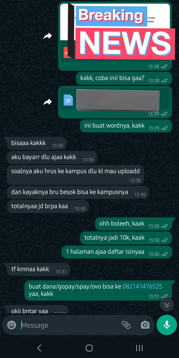 festifval's tweet photo. 🗞 JOKI TUGAS SD/SMP/SMA 🗞

☁️ matematika
☁️ IPA (biologi/fisika/kimia)
☁️ jasa tulis/ketik
☁️ pembuatan makalah dan laporan
☁️ edit format laporan/proposal/makalah
      (daftar isi, nomor halaman, dll)

open buka sedia jasa kerjain pr mat bio fis kim bhs indo ing murah trusted https://t.co/rJj7ZkmTNd