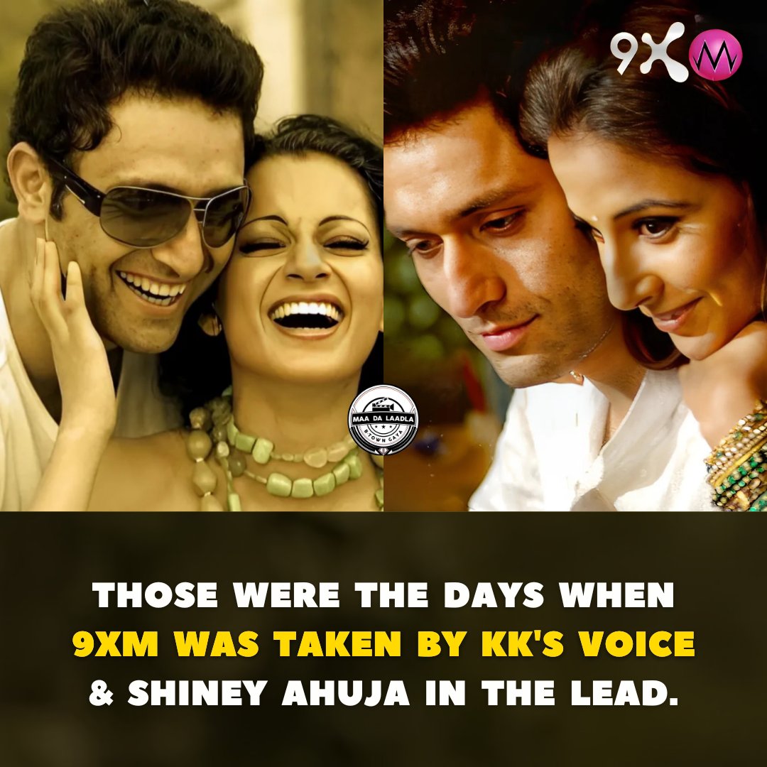 Cenafelt_786's tweet image. Those were the days when #9xm was taken by #KK's voice and #ShineyAhuja in the lead! 🔥🔥🔥