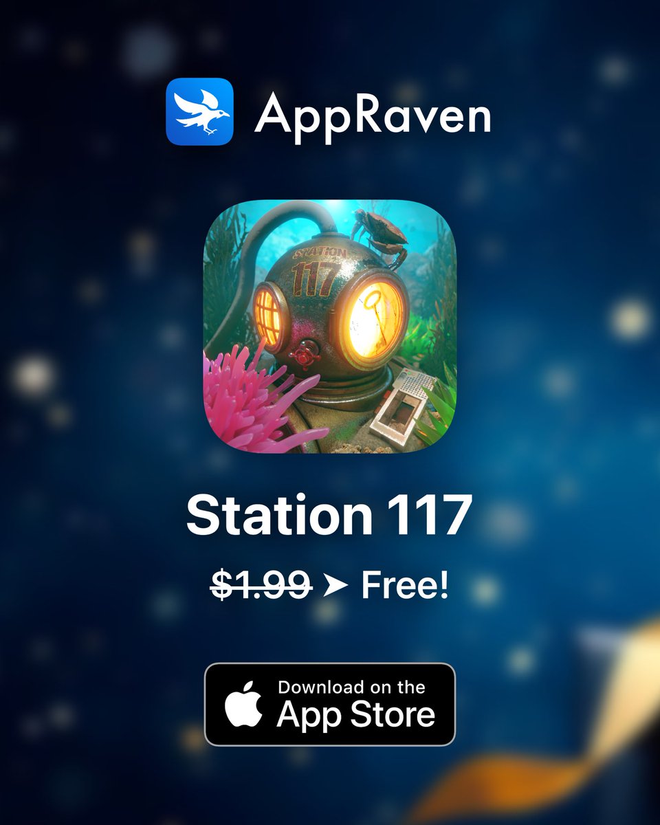 🎁 Today's App Deal - June 8th 🎁

Station 117 is a first-person point and click mystery adventure game.

👉 apps.apple.com/app/id16381365…

📆 Repost &amp; Follow for new deals every day!

#Apple #AppStore #Deals #Discount #iPhone #Apps #iOS