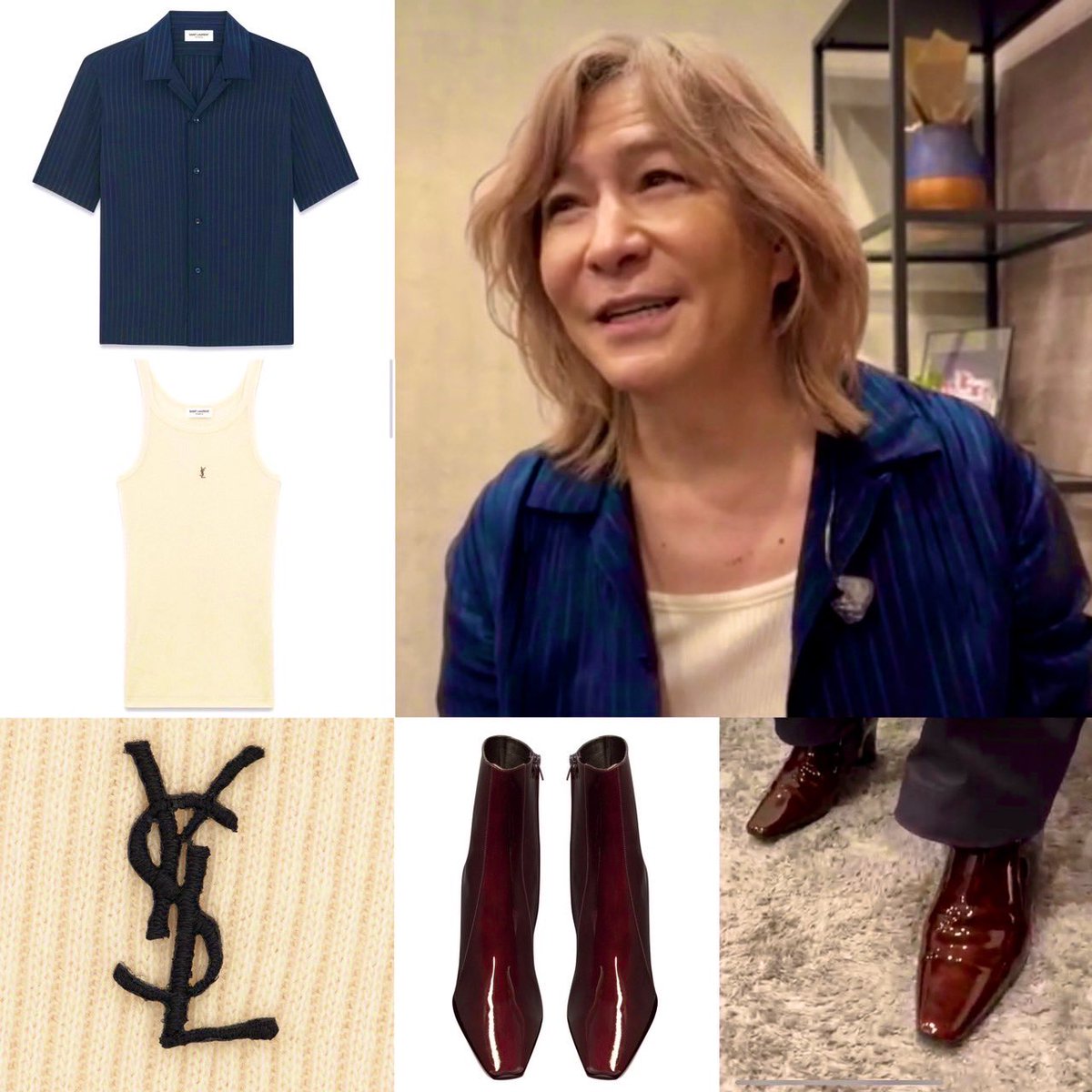 TKcostume's tweet image. Shirt,Tanktop,Boots
Saint Laurent

2024.6.7
billboard LIVE TOKYO
TK SONG MAFIA 

#TetsuyaKomuro
#小室哲哉
#TMNETWORK
#Tecci𓀠
#てっち衣装部
🍺