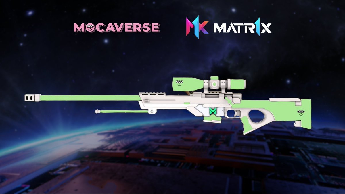 I participated in the Mocaverse x MATR1X Apollo weapon skin creation event! I'm looking forward to seeing some amazing works. Let's do our best!

<a href="/MocaverseNFT/">Mocaverse (old account)</a> and @matr1x