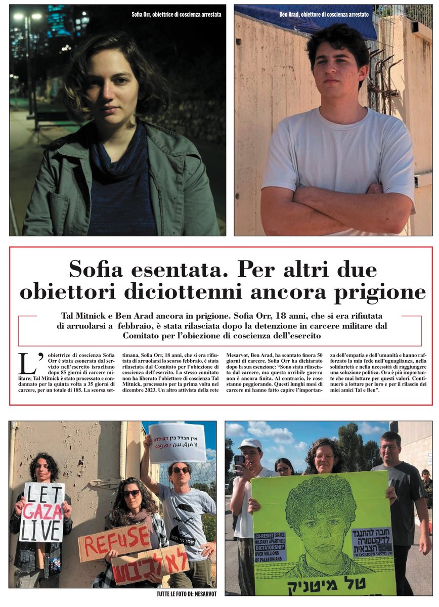 francofontana43's tweet photo. Sono loro i veri eroi d’Israele: quelli che sfidano la galera e si rifiutano di combattere contro i palestinesi
Teodoro Palpacelli, L’Unità https://t.co/UHjTpy5ti0