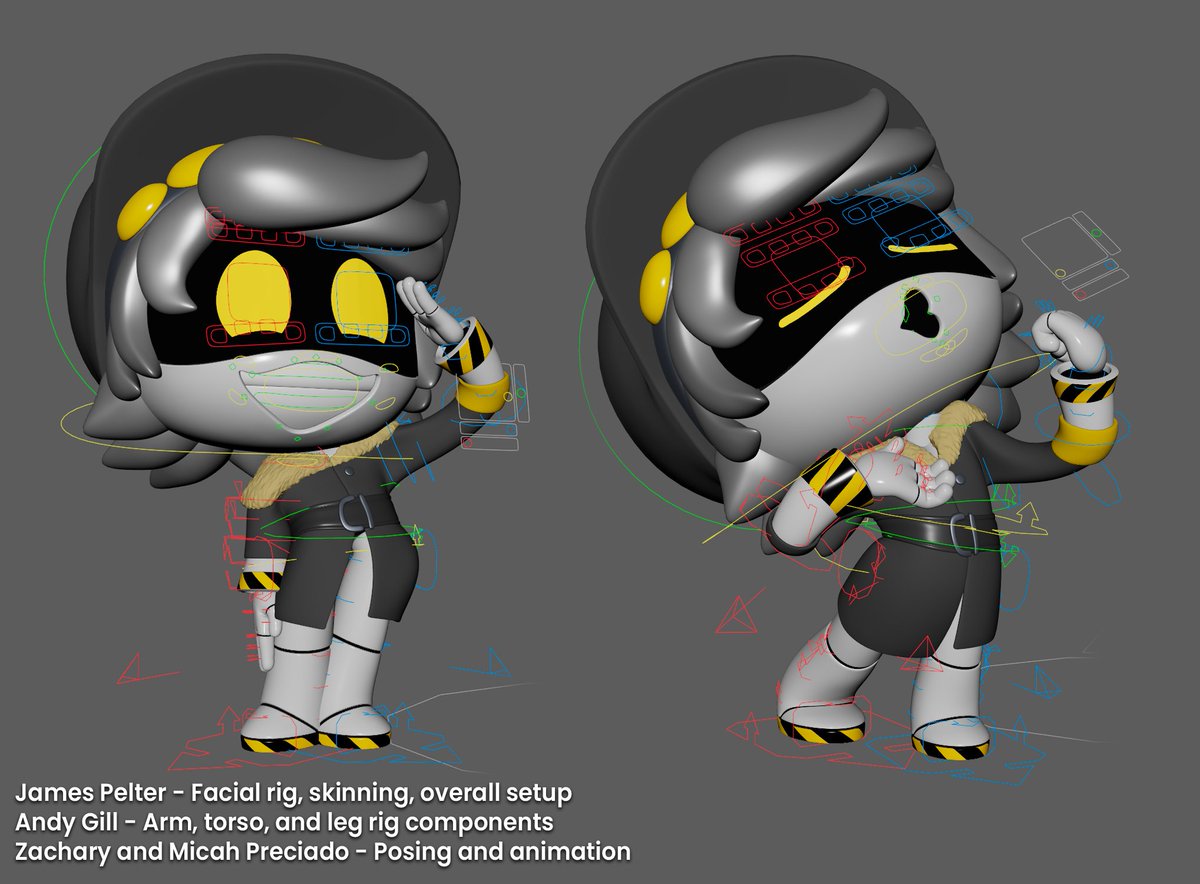 I got the opportunity to rig the N Animiniz for the Glitch Inn