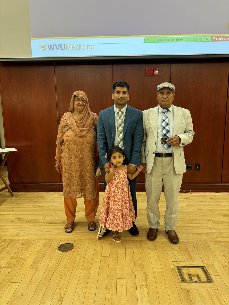 Alhamdulillah, I am thrilled to graduate from WVU General Cardiology Fellowship Program  and start my Interventional Cardiology Fellowship as a PGY-VII. I also feel truly humbled and blessed to receive  Research Fellow of the Year award for the three consecutive year since 2021.