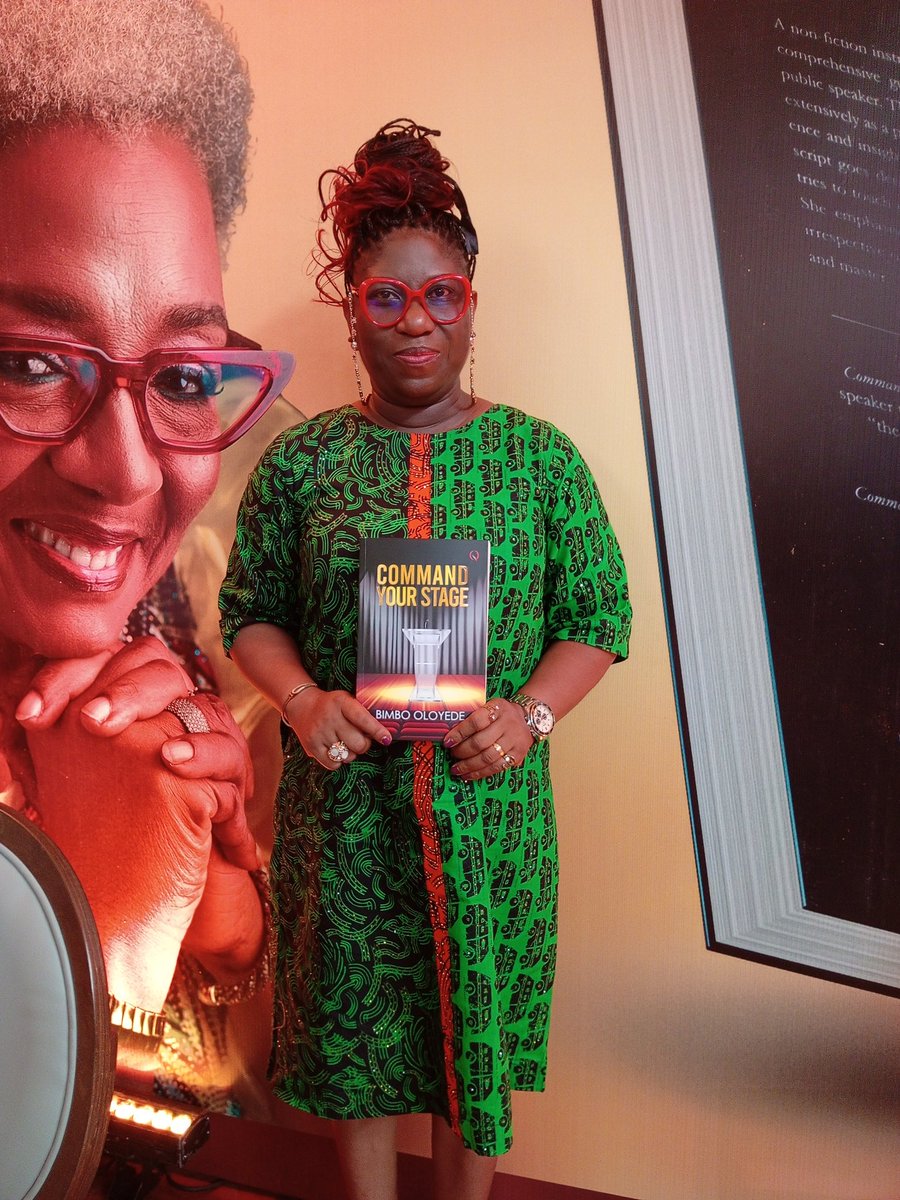WSoyinkaCentre's tweet photo. In the 272-page #Commandyourstage, @BimboLoyede examines the art and science of public speaking and contextual presentation.
Here are some words of advice from #Commandyourstage, as curated from Dr Nasir Danladi Bako's review at the book's launch. https://t.co/N9Q59lJK31