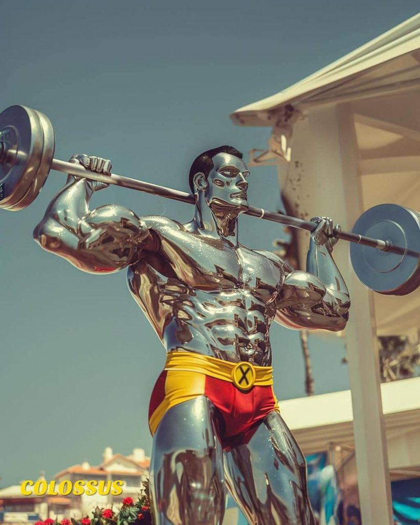 X-Men: 70s Baywatch edition (AI)