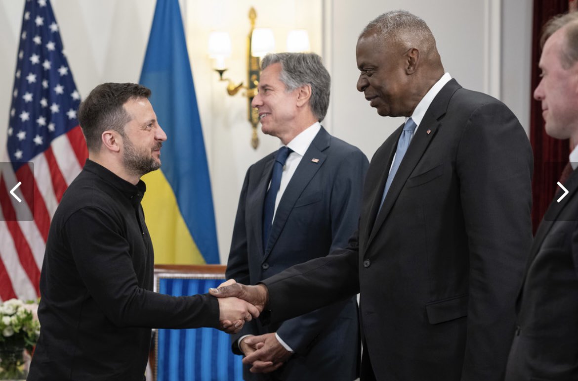 Alongside <a href="/POTUS/">President Donald J. Trump</a>, I met with President Zelenskyy in France yesterday. We held productive talks today about how the U.S. alongside some 50 nations will continue to support Ukraine against Putin’s aggression.

We will continue to stand by Ukraine for the long haul.