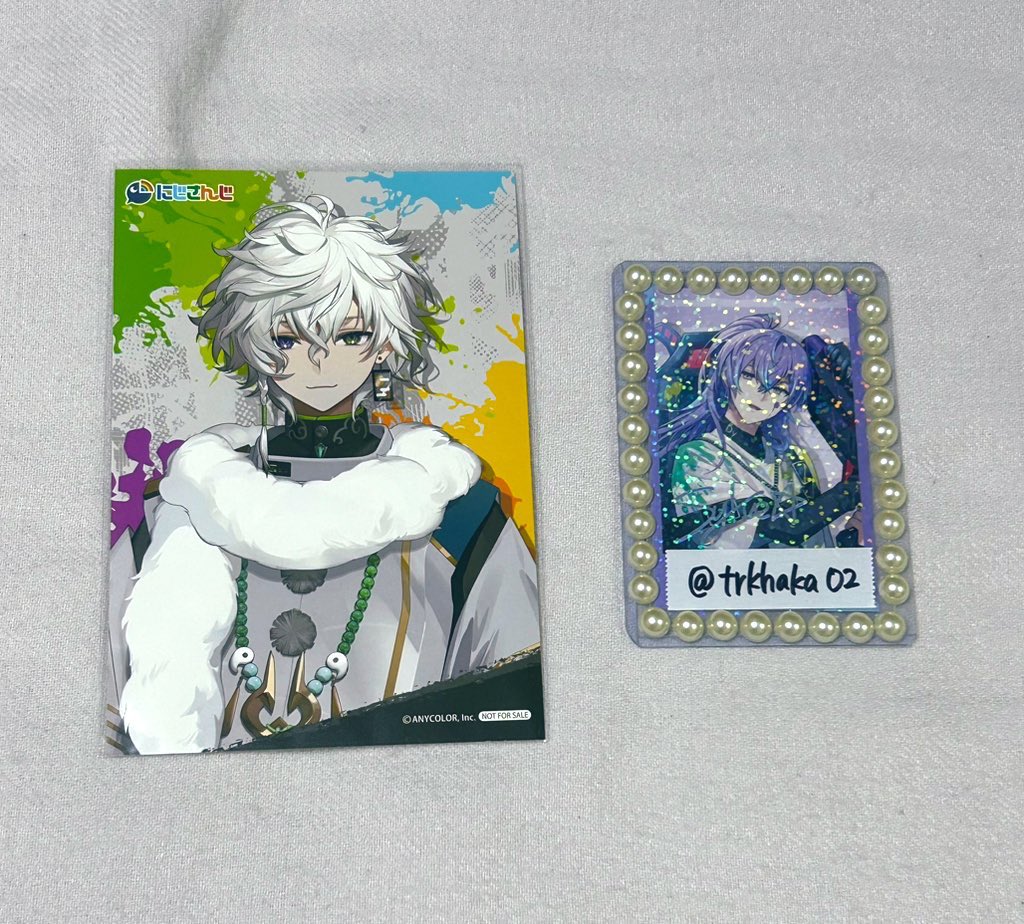 trkhaka02's tweet photo. 【交換 譲渡】 にじさんじ ヒーロー Heroes 1st Anniversary チェキ アニメイト 特典

求》 🐙🌟 or 定価+送料

譲》 👻🔪 🍱🦖 🥷🔫

・R譲渡は要相談
・譲渡は🍱🦖含む場合のみ
・1部固定枠様にご確認中

検索からでもお声がけお願い致します。 https://t.co/OtruGLW5Lx