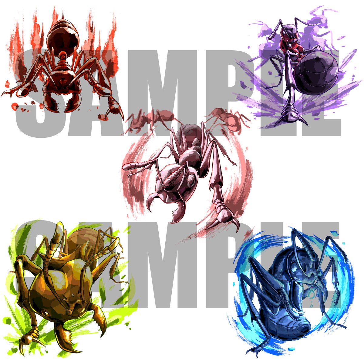 hiroshiiiii_no8's tweet image. 【お仕事】
slug disco様のオフィシャルショップにて販売されている、Empires of the UndergrowthのTシャツのイラストを描かせていただきました！！
最高にかっこいいアリたちを描いたので、Empires of the Undergrowthを遊んでる人は勿論、アリが好きな人もぜひ手に取ってください！