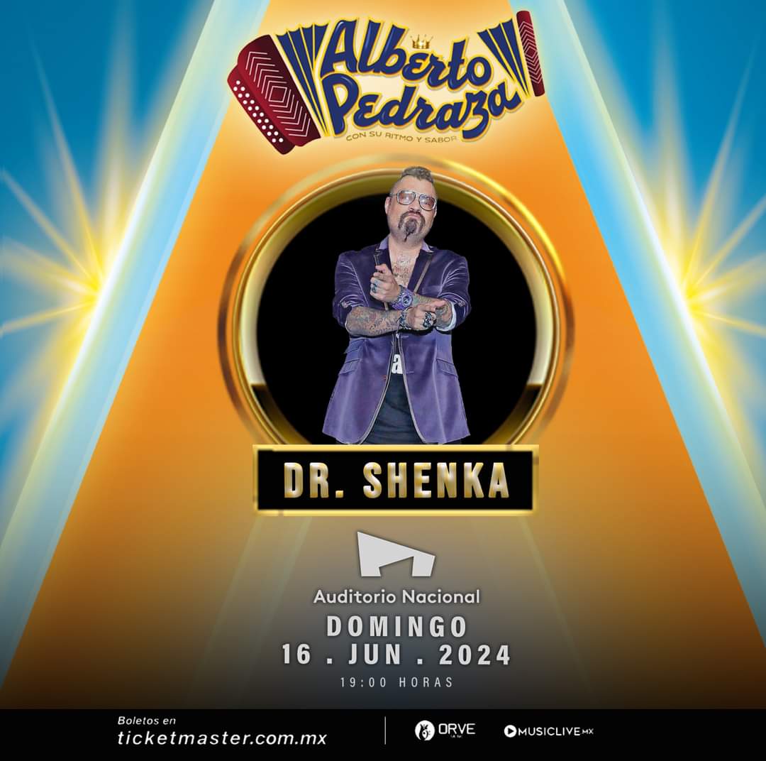Rococó Crew (@rocococrew) on Twitter photo Sabíamos que no podía faltar!
<a href="/ShenkaOfficial/">Dr. Shenka</a> acompañando a <a href="/albertopedraza_/">Alberto Pedraza</a> el Domingo 16 de Junio en el <a href="/AuditorioMx/">Auditorio Nacional</a> . Sabíamos que no podía faltar!
<a href="/ShenkaOfficial/">Dr. Shenka</a> acompañando a <a href="/albertopedraza_/">Alberto Pedraza</a> el Domingo 16 de Junio en el <a href="/AuditorioMx/">Auditorio Nacional</a> .