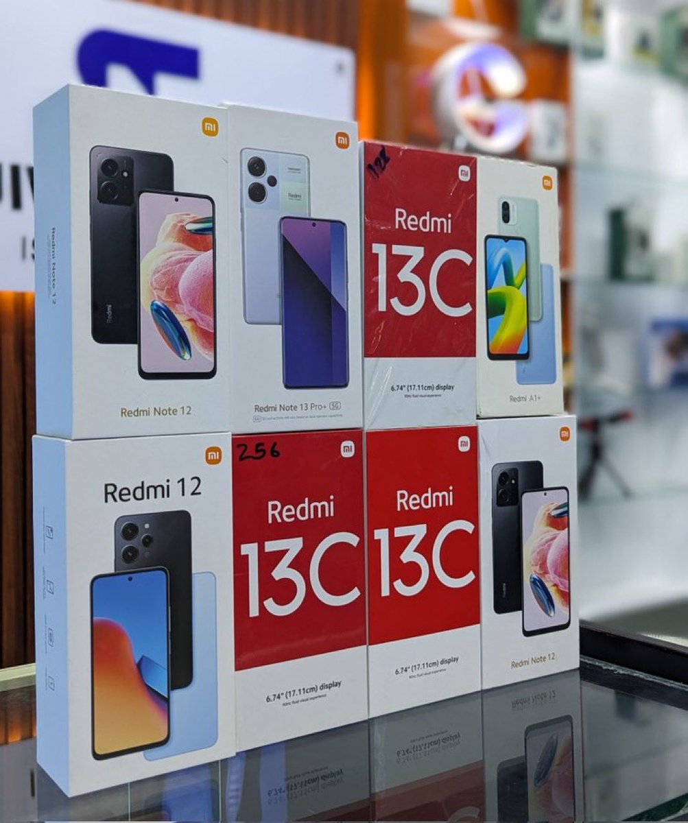 NjiwaFLow's tweet image. 💨 XIAOMI MPYA ✅

▪️Redmi A2+ (2+32) - 220K
▪️Redmi 12C (3+64) - 250K
▪️Redmi 13C (4+128) - 299K
▪️Redmi Note 12 (6+128) - 400K
▪️Redmi Note 12 (8+256) - 500K
▪️Note 13 (6+128) - 480K
▪️Note 13 Pro (8+256) - 750K
▪️Note 12 Pro+ 5G (8+256) - 980K

📍Likoma, Opposite na KKKT…